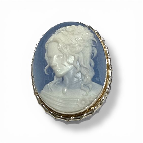 Broche Mandile 1922 Femme Cammei  in Argent 2MSPCM147 - 2MSPCM147